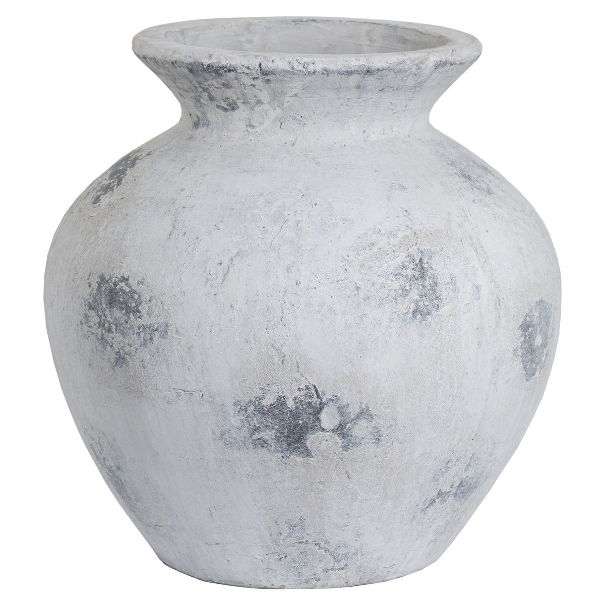 Aureton Large Antique White Ceramic Vase