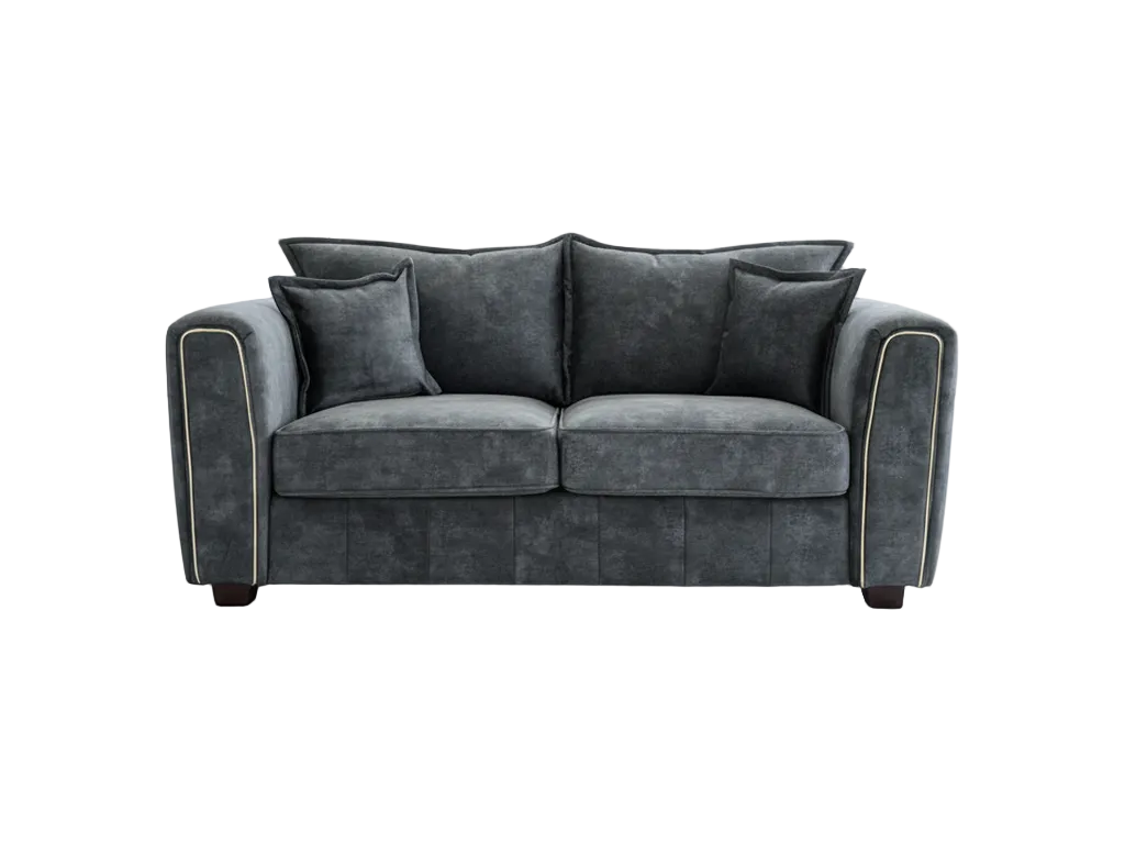 Serena Sofa Black 2 Seater