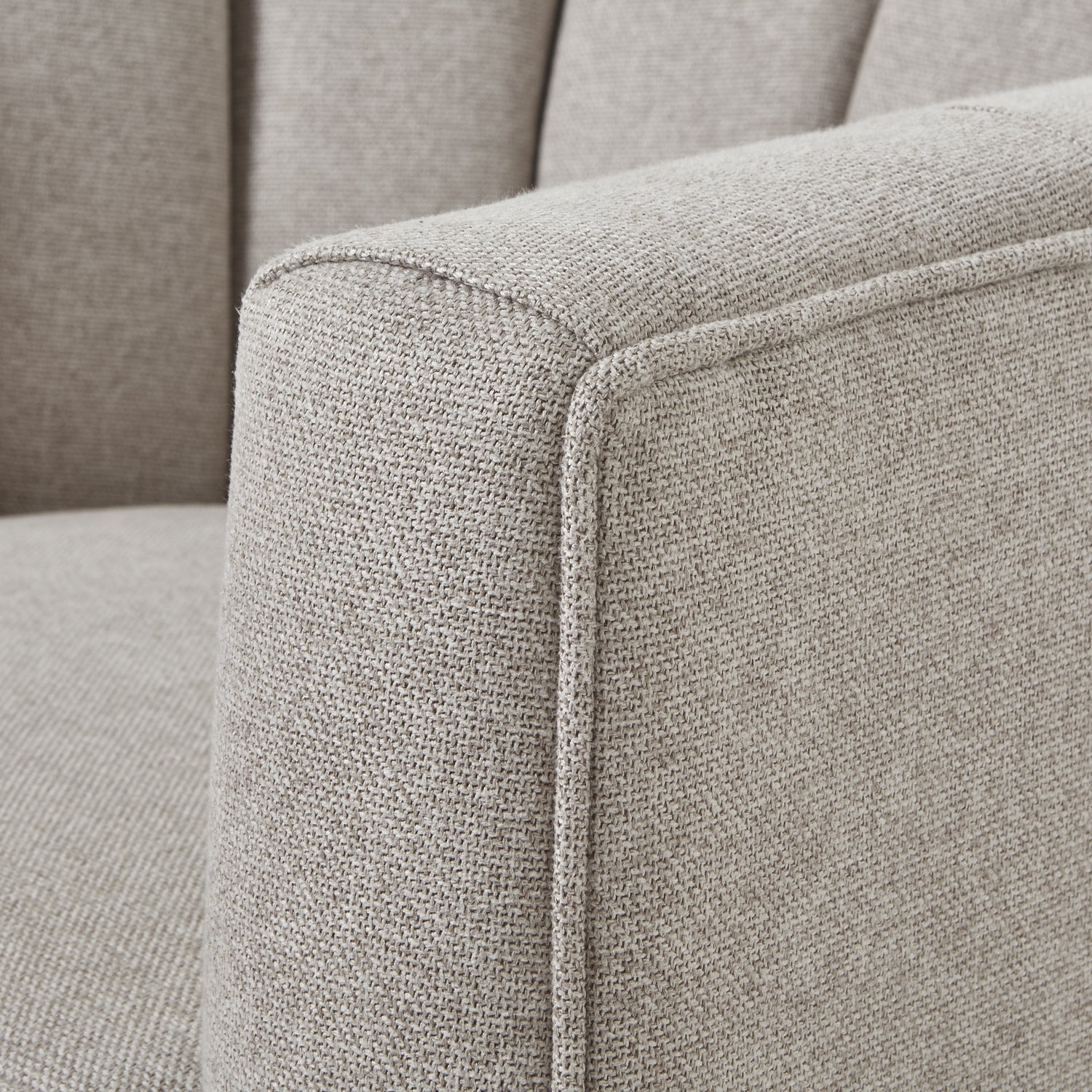 Lily Swivel Chair in Oatmeal Twill