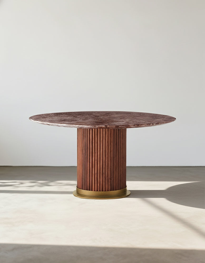 Darcy Round Dining Table – Marble