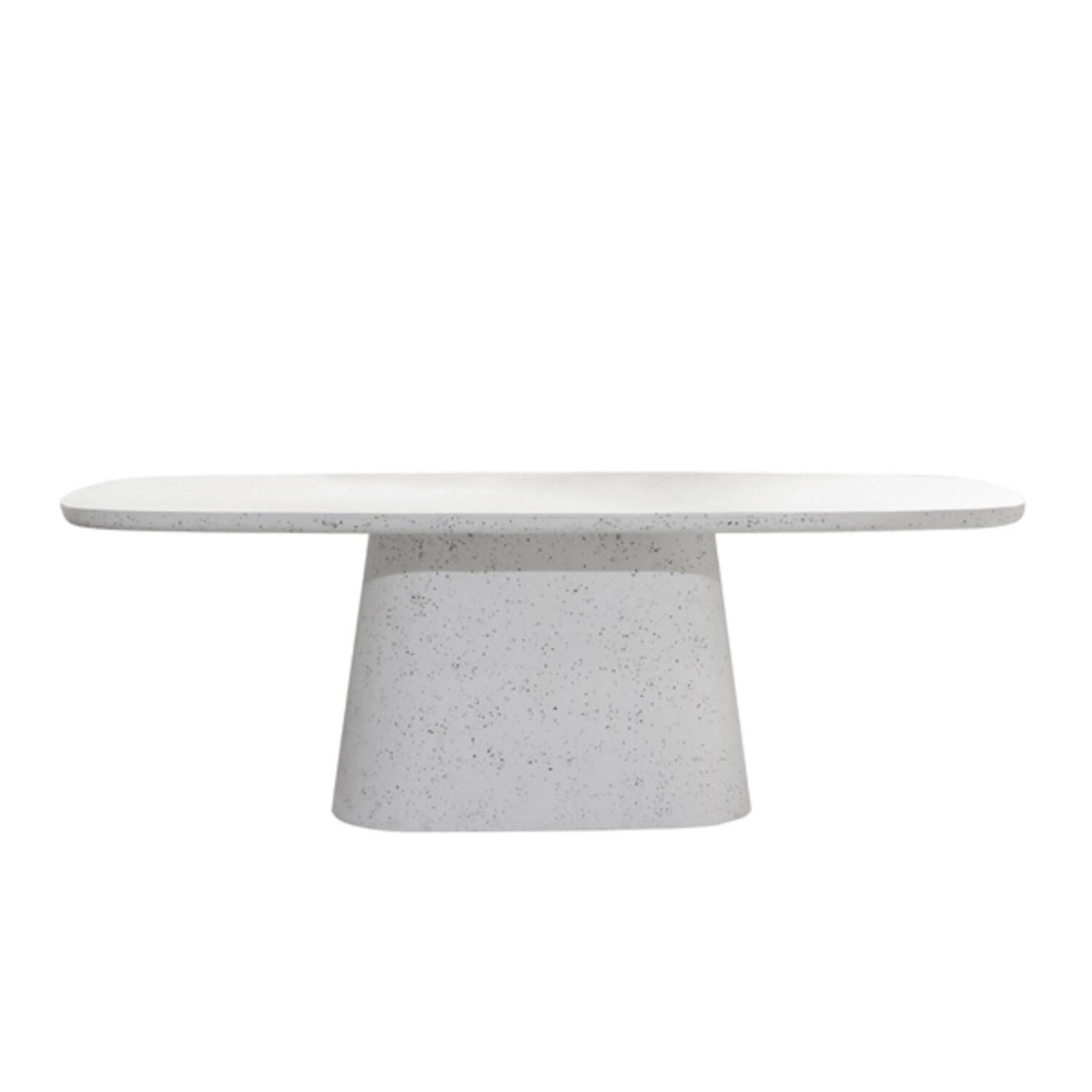 Siena White Terrazzo Effect Dining Table