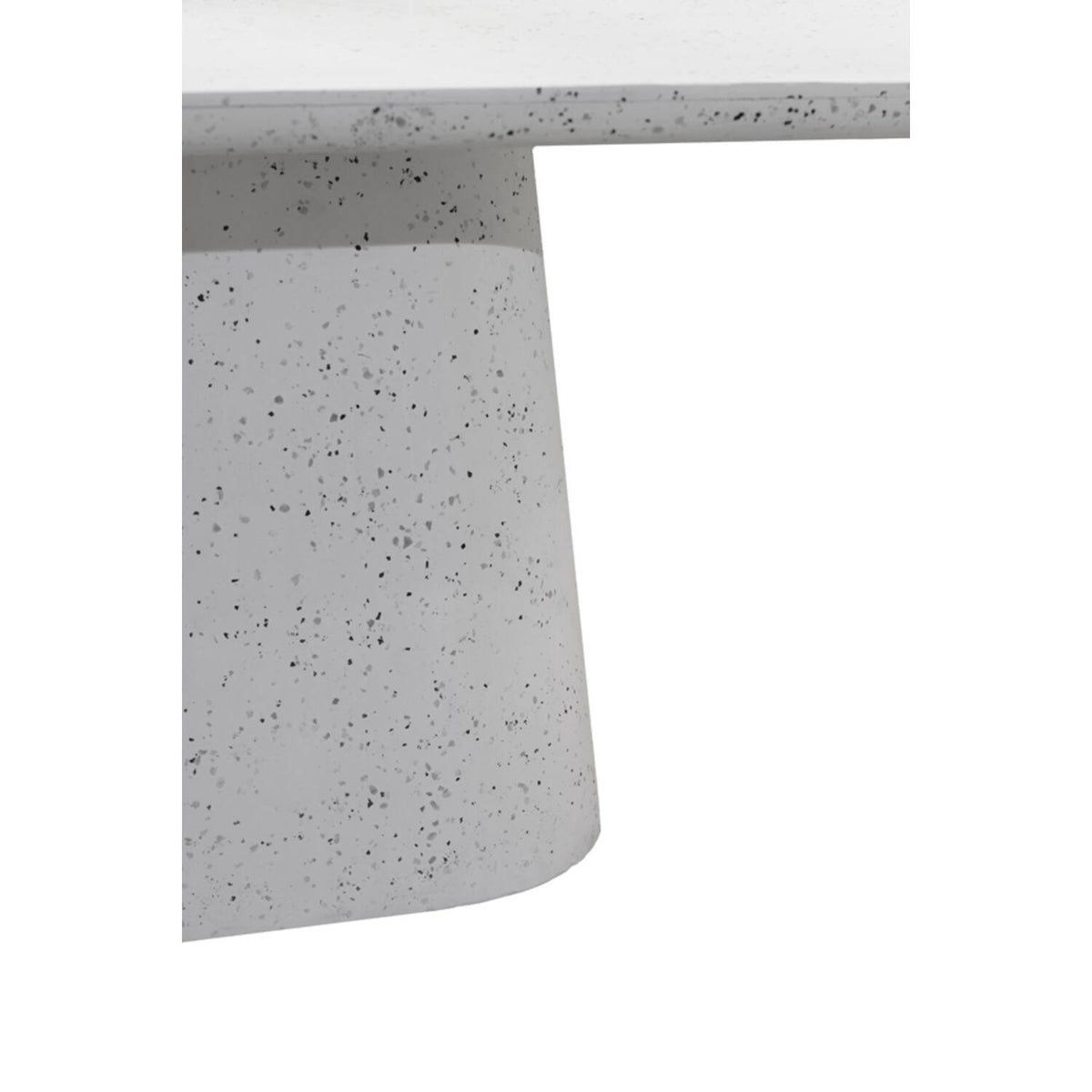 Siena White Terrazzo Effect Dining Table