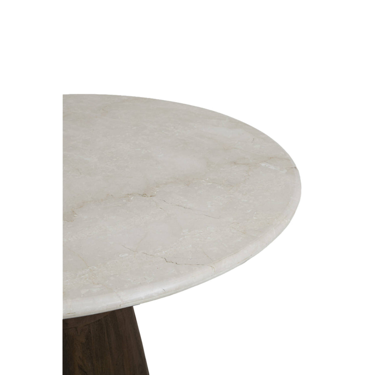 Sorrento Sand Marble Effect & Mango Wood Dining Table