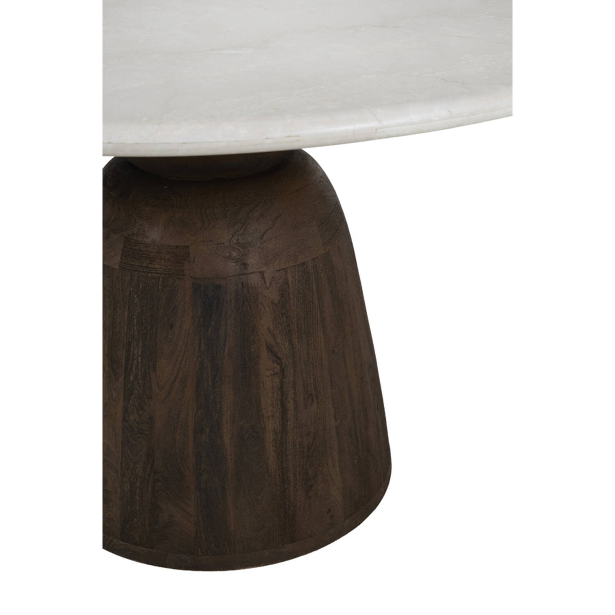 Sorrento Sand Marble Effect & Mango Wood Dining Table