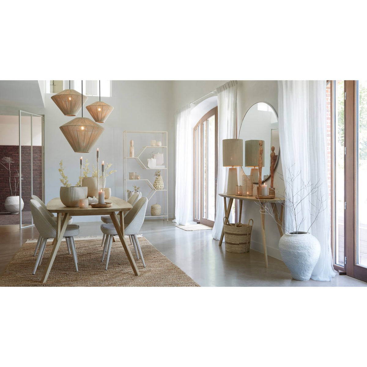 Queen Wood Dining Table