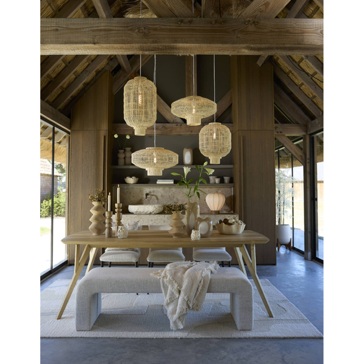 Queen Wood Dining Table