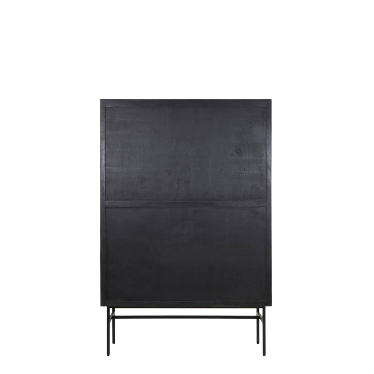 Alden Black Fluted Cabinet