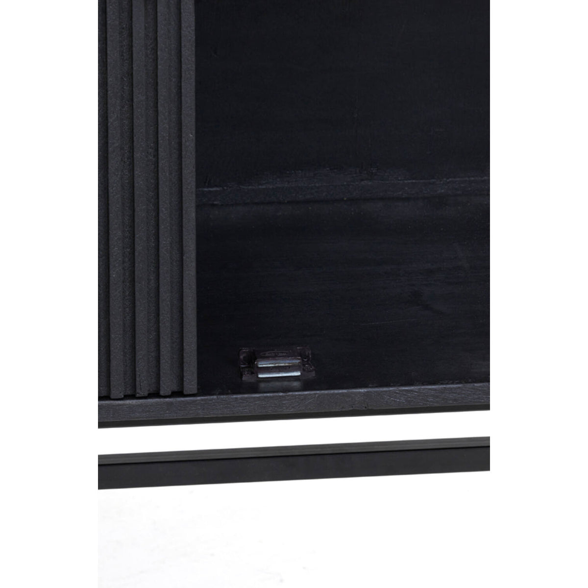 Alden Black Fluted Cabinet