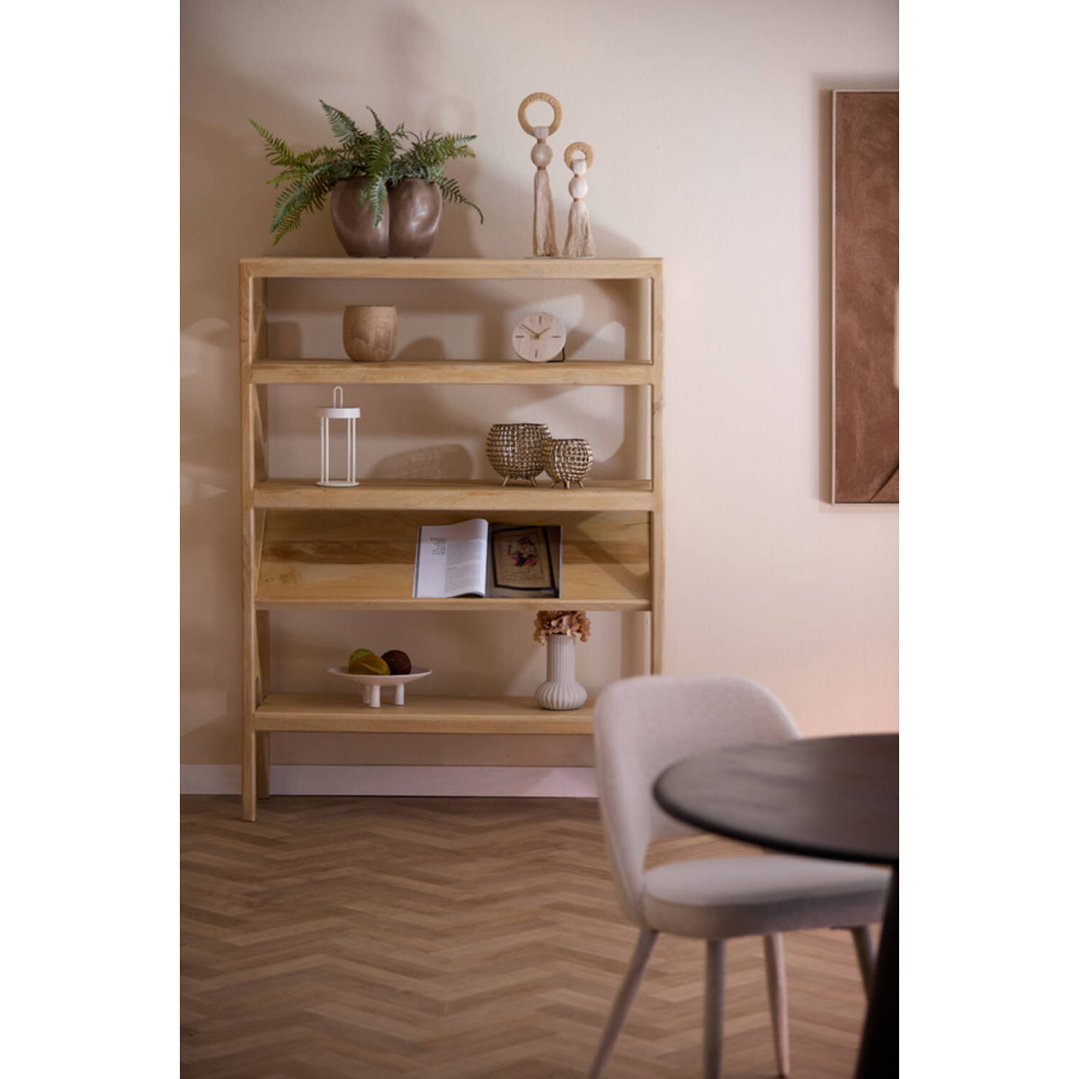 York Wood Natural Cabinet