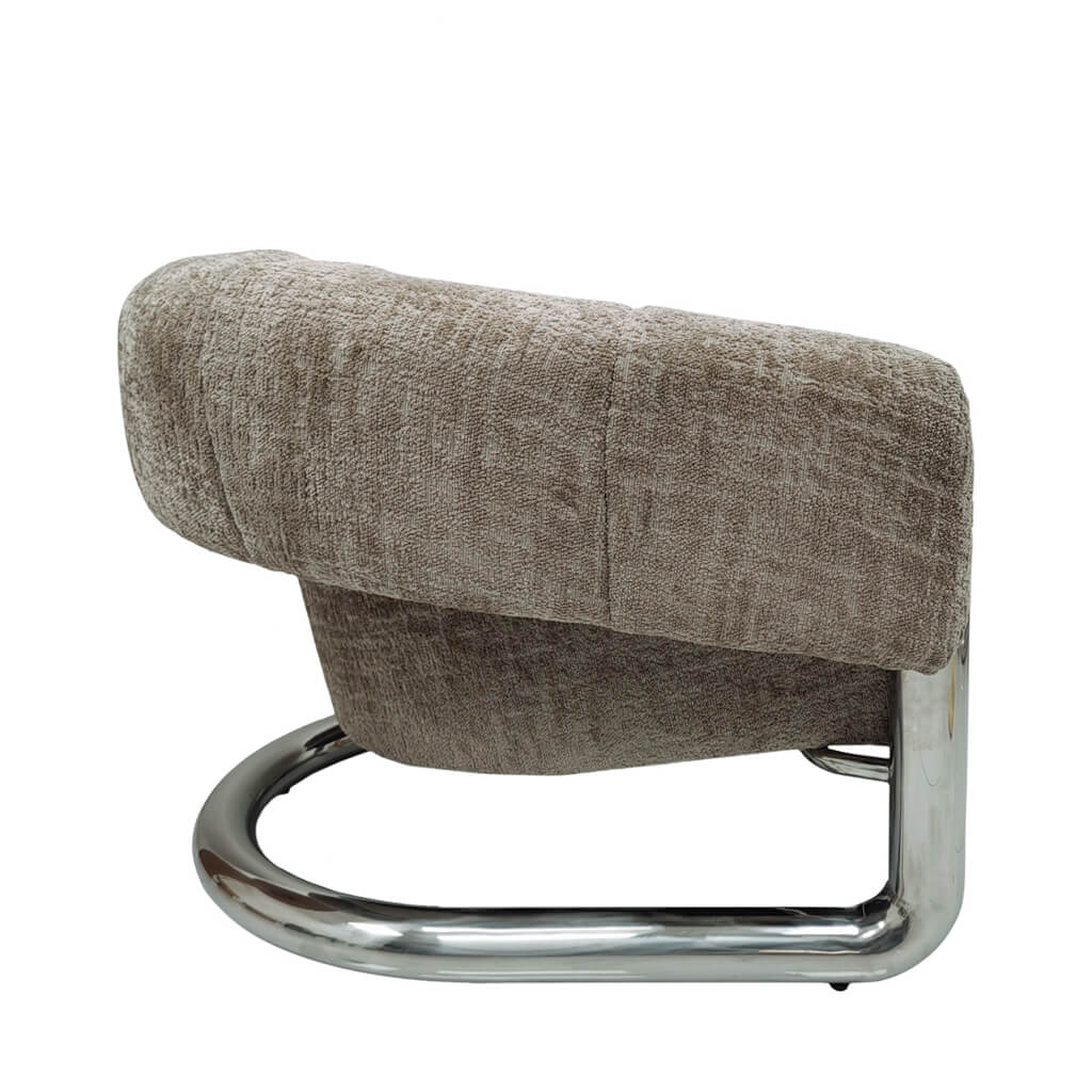 Sloane Dark Beige Chenille Accent Chair