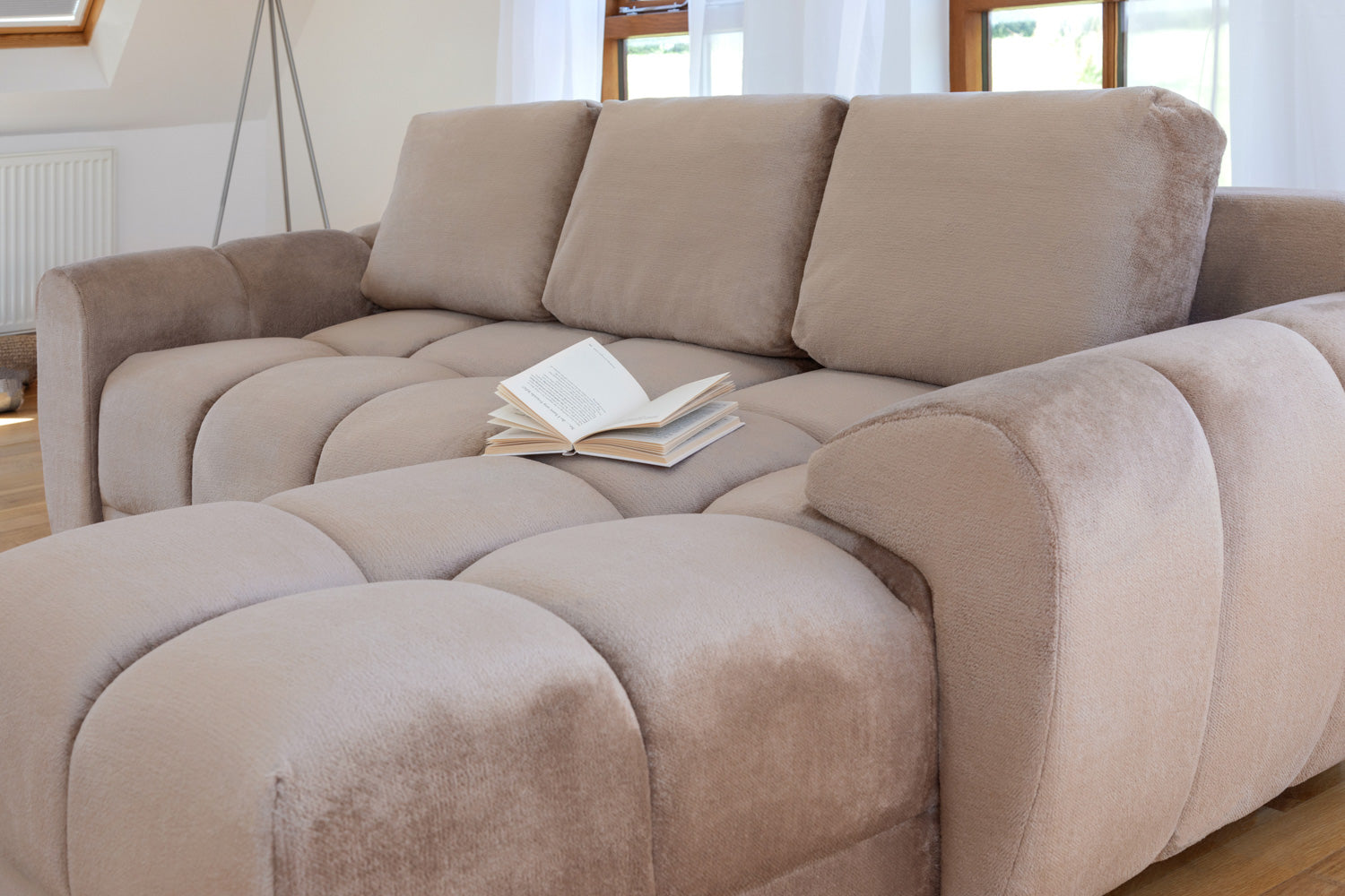 Azzuro Sofa Bed Mocha Universal Corner