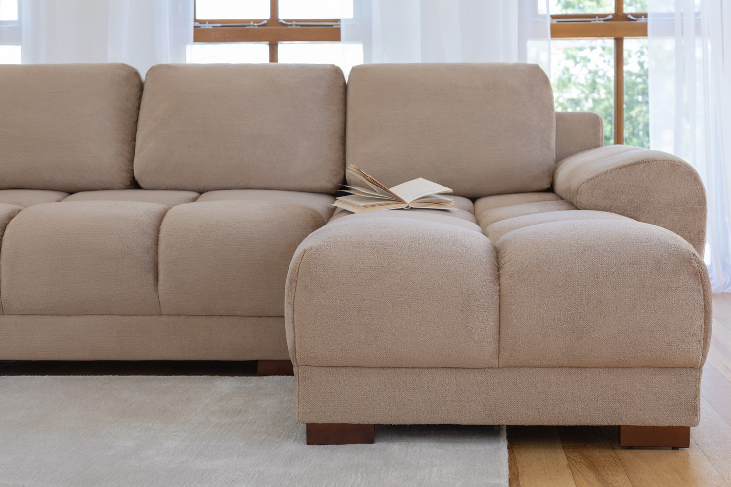 Azzuro Sofa Bed Mocha Universal Corner