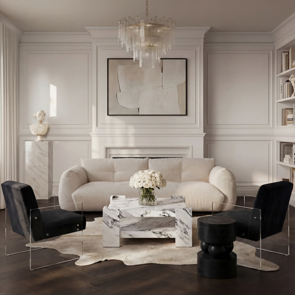 Elara Pearl 3 Seater Sofa