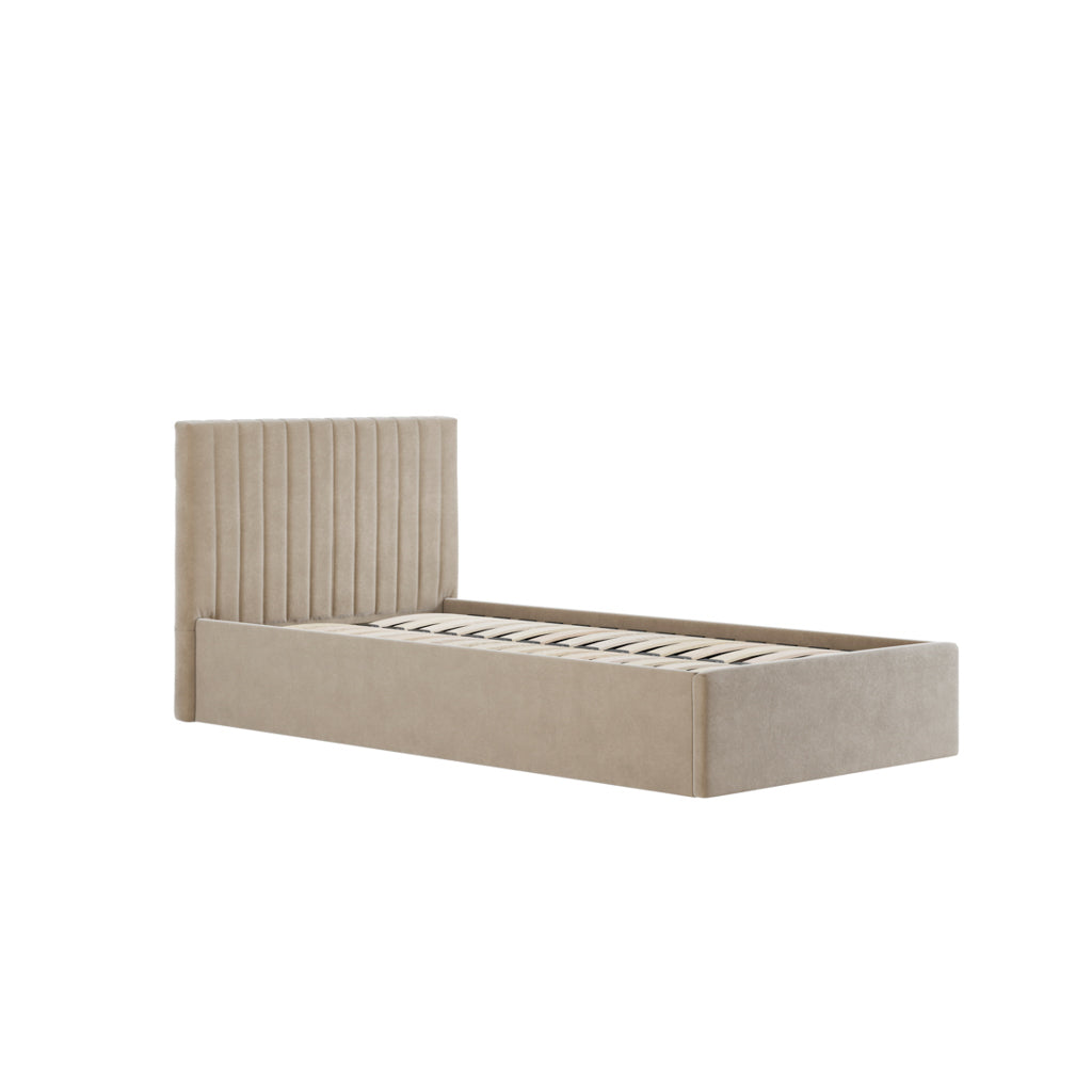 Kensington Beige Ottoman Bed