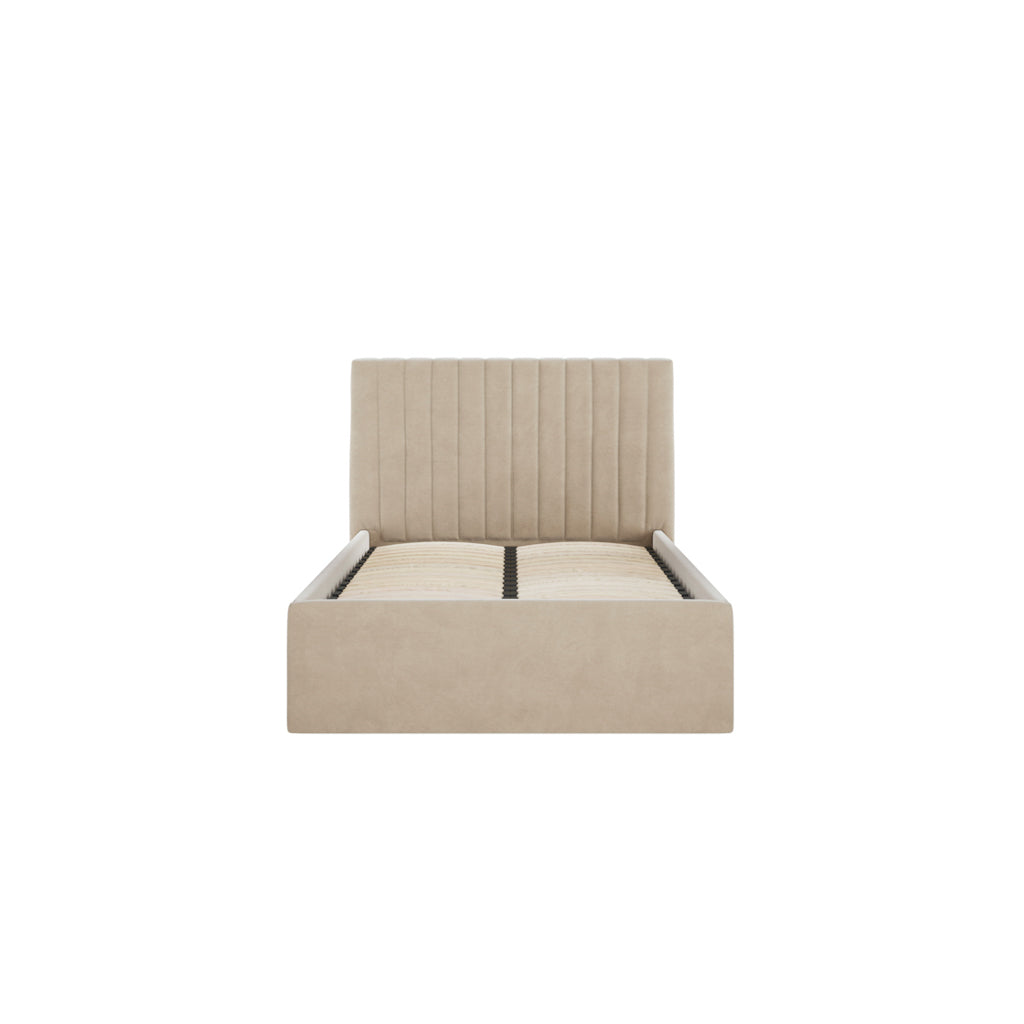 Kensington Beige Ottoman Bed