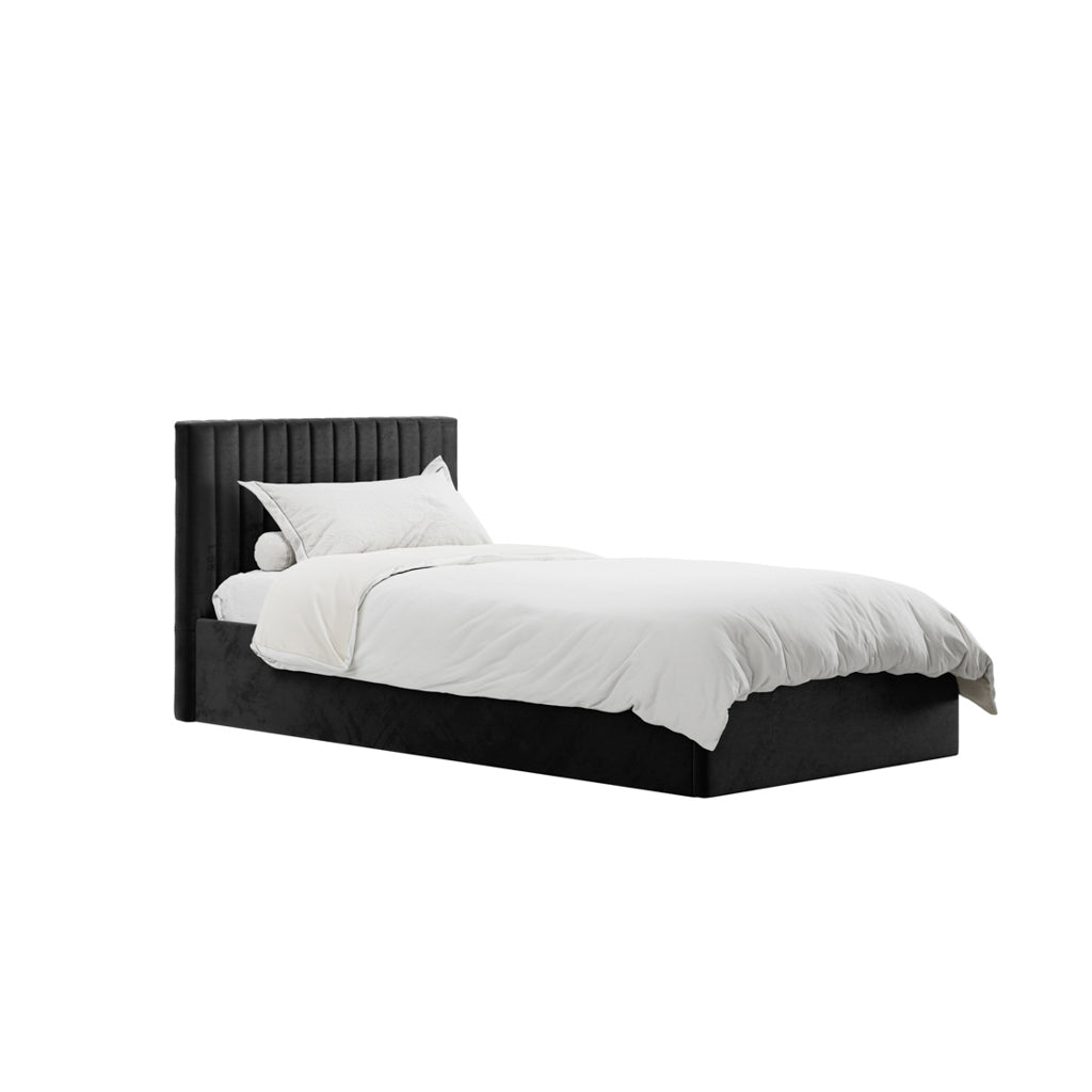 Berlin Black Ottoman Bed
