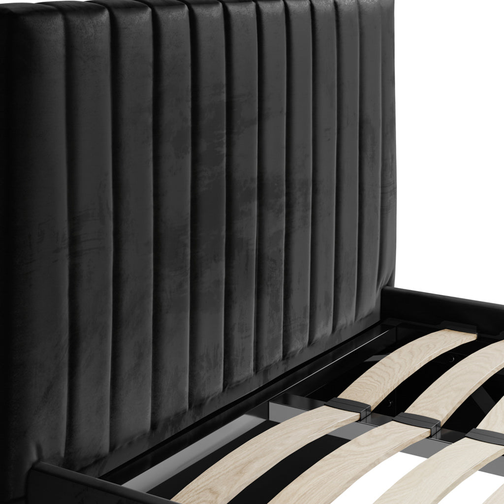 Berlin Black Ottoman Bed