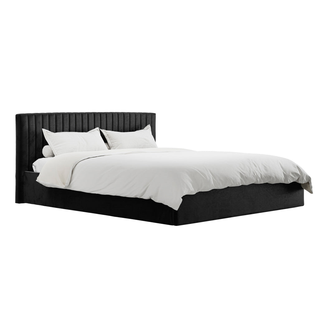 Berlin Black Ottoman Bed