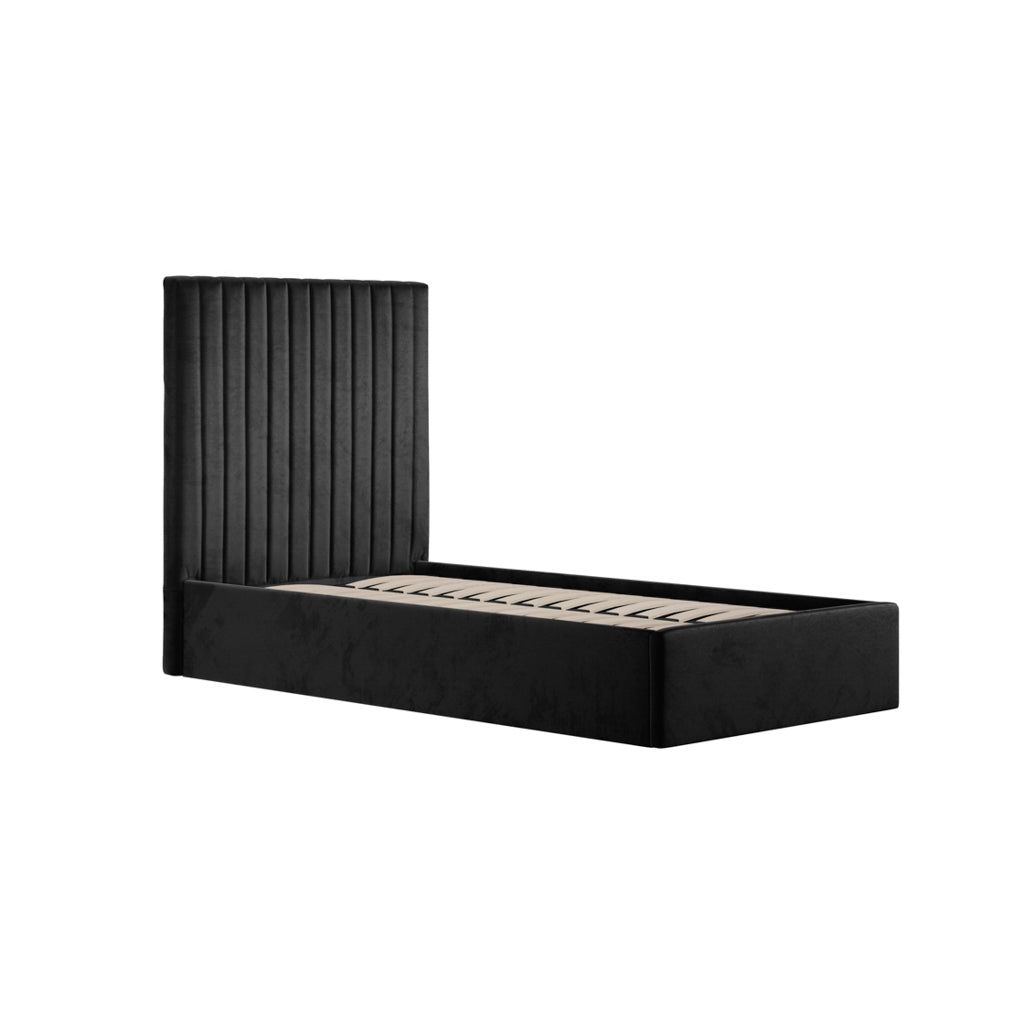 Kensington Black Tall Ottoman Bed
