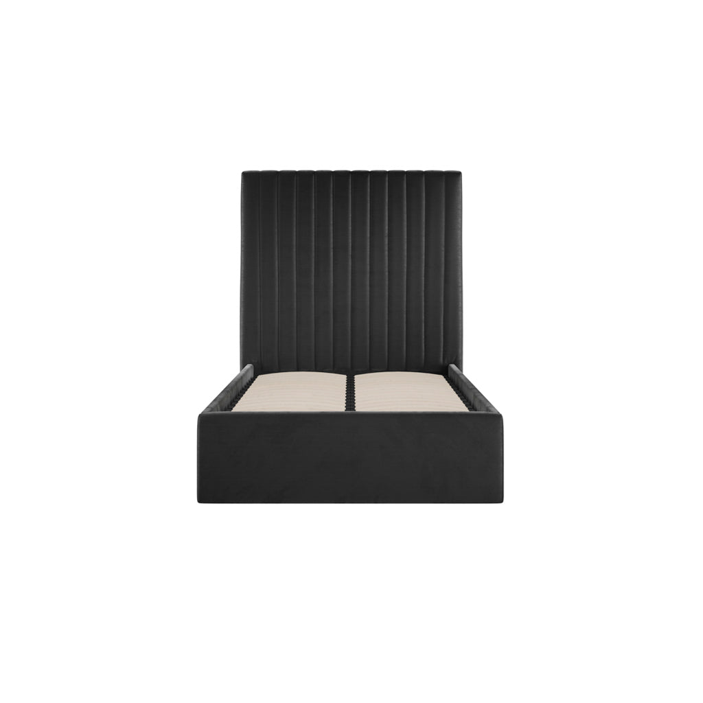 Kensington Black Tall Ottoman Bed