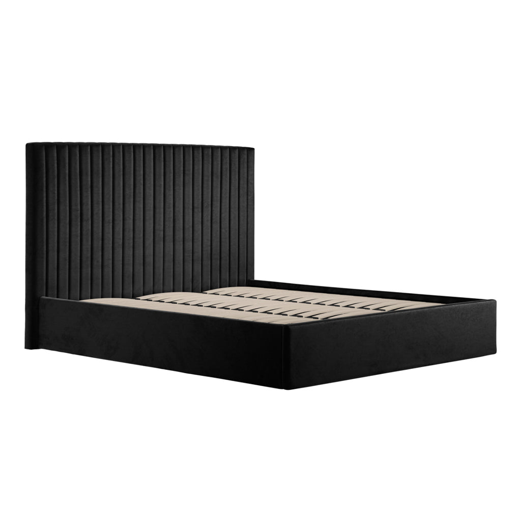 Kensington Black Tall Ottoman Bed