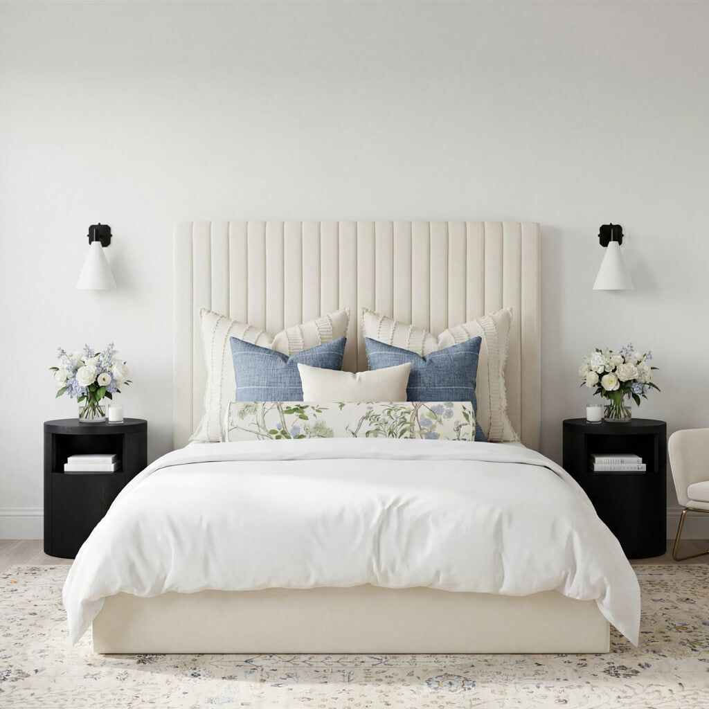 Kensington Milk Tall Ottoman Bed