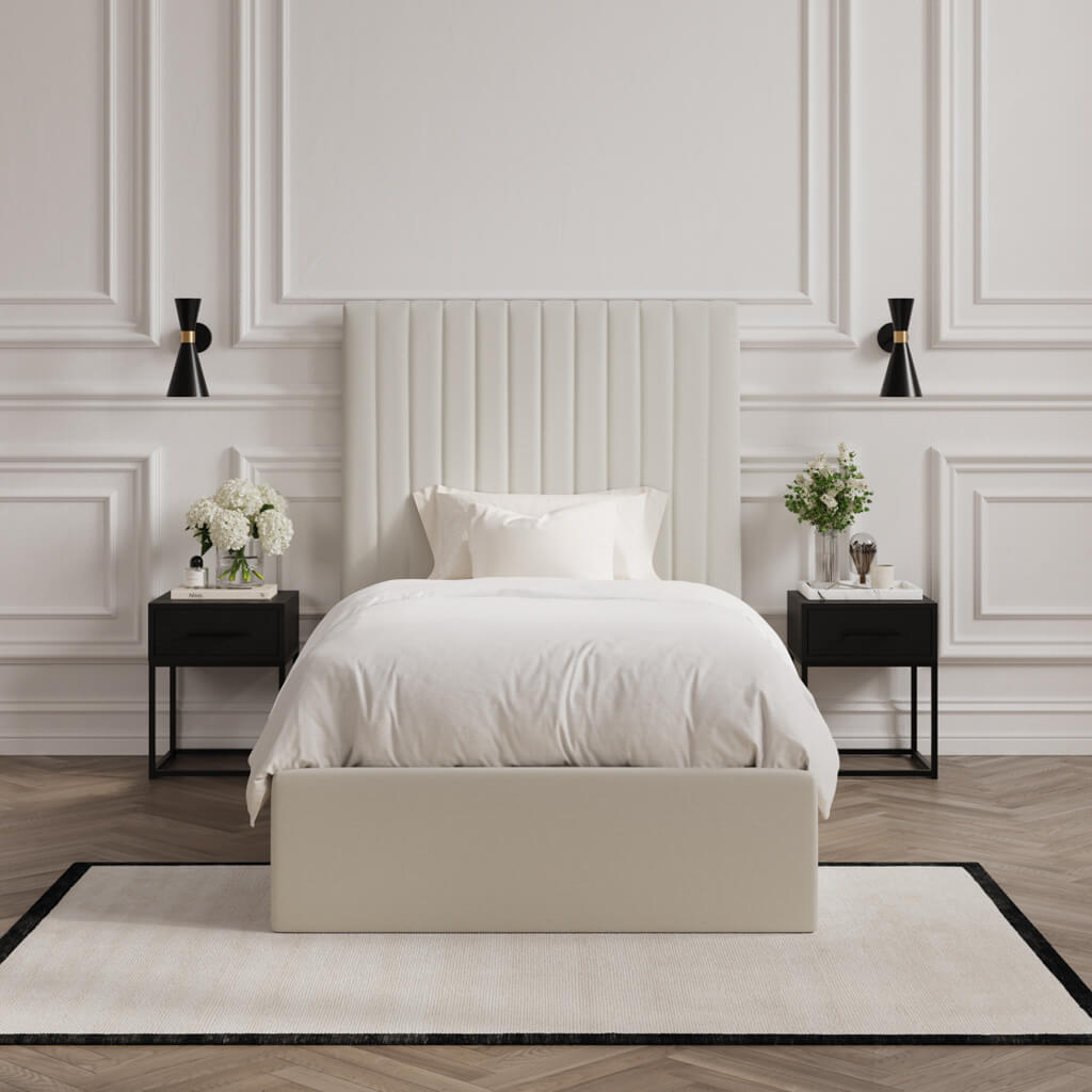 Kensington Milk Tall Ottoman Bed