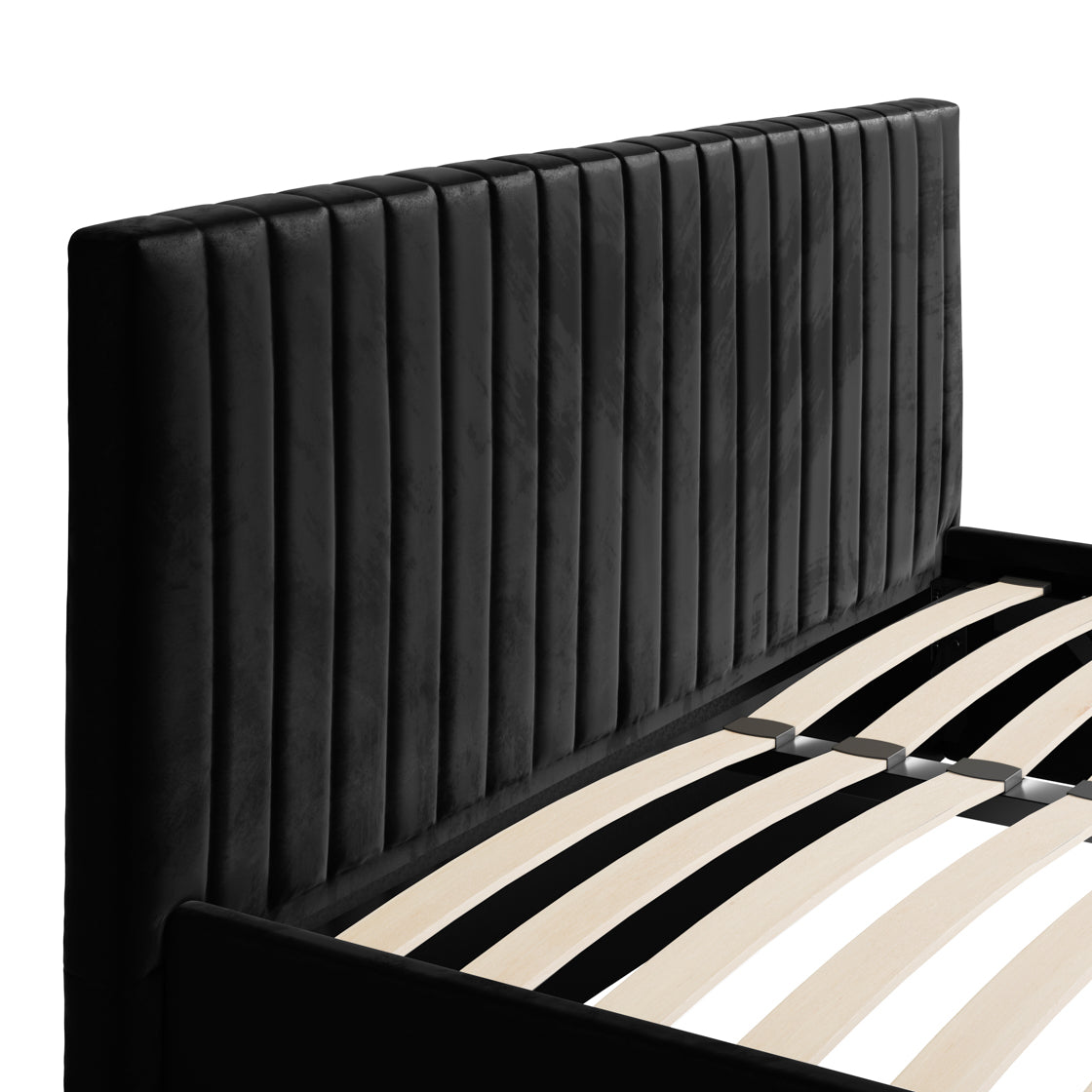 Berlin Black Ottoman Bed