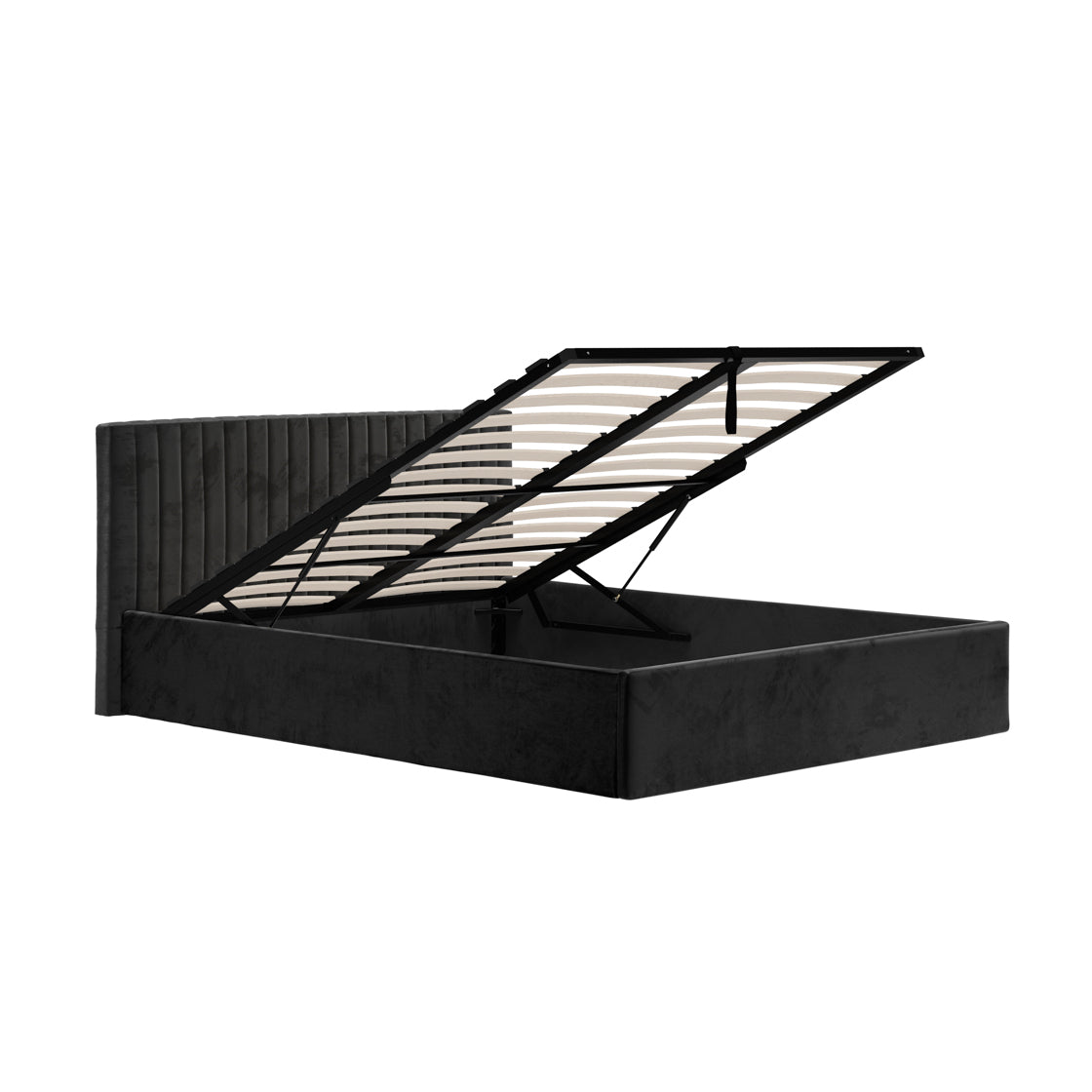 Berlin Black Ottoman Bed