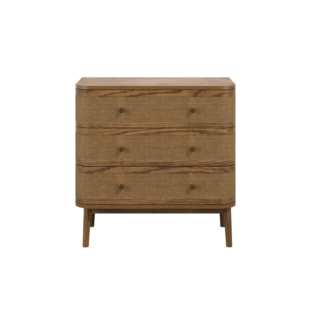 Harper Smoked Wood Chest of Drawers