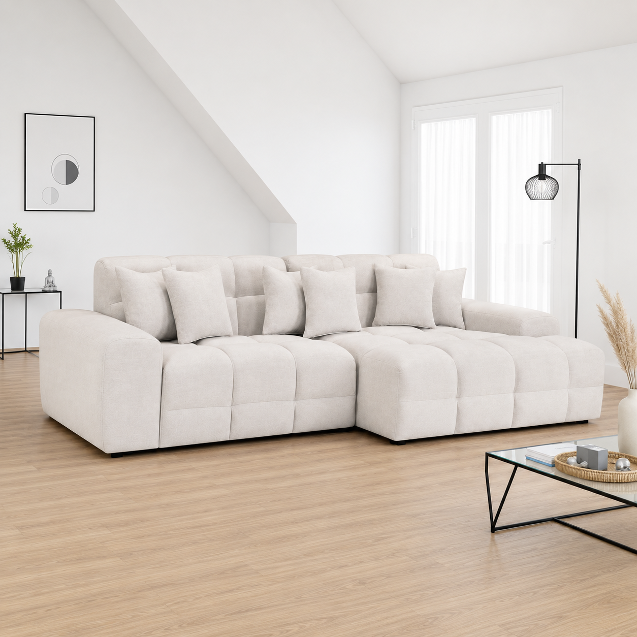 Jacob Sofa Beige Right Hand Facing Corner