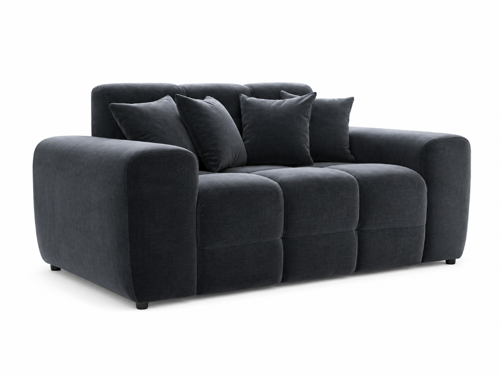 Jacob Sofa Black 2 Seater