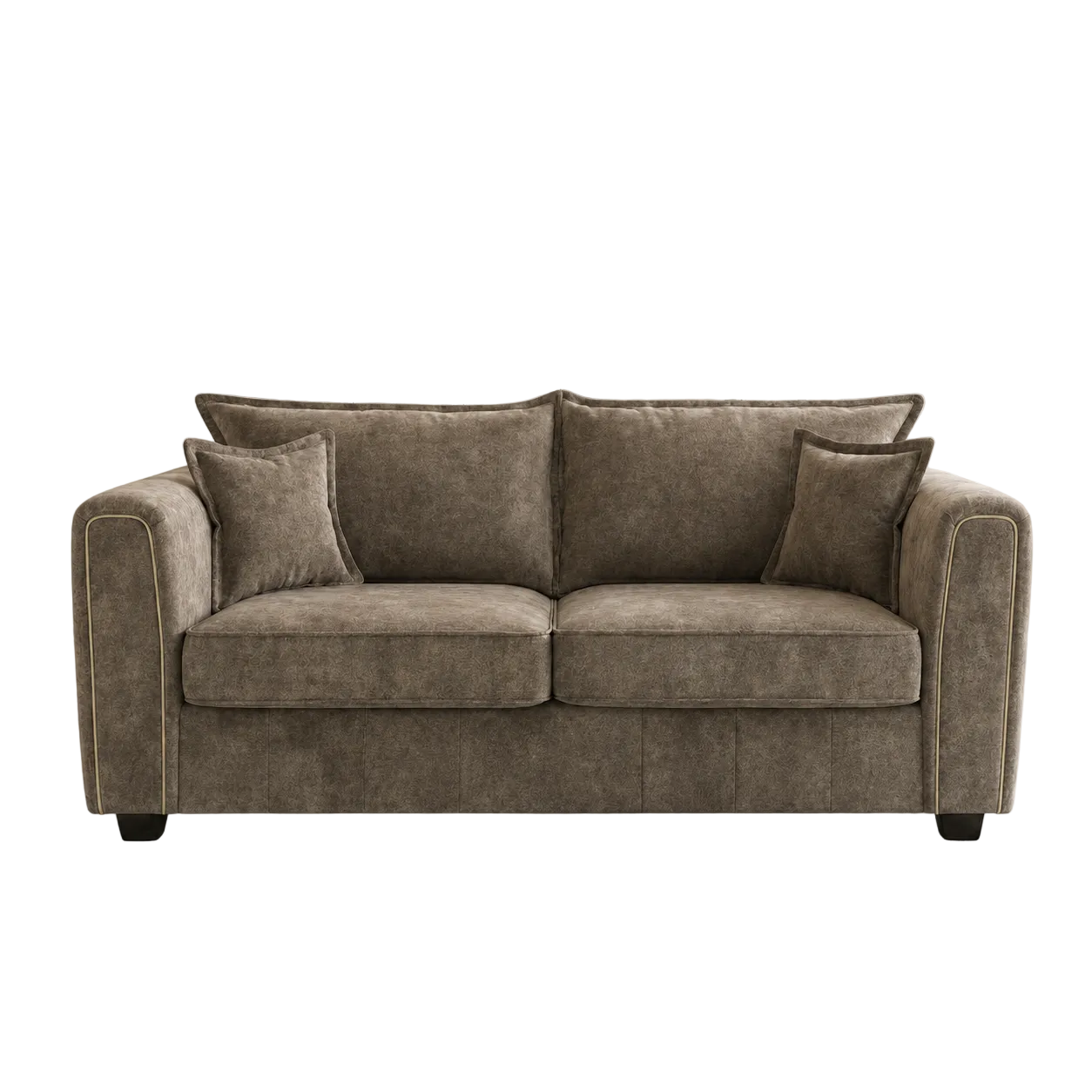 Serena Sofa Brown 3 Seater
