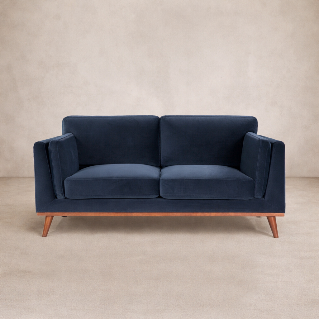 Mickey 2 Seat Velvet Sofa