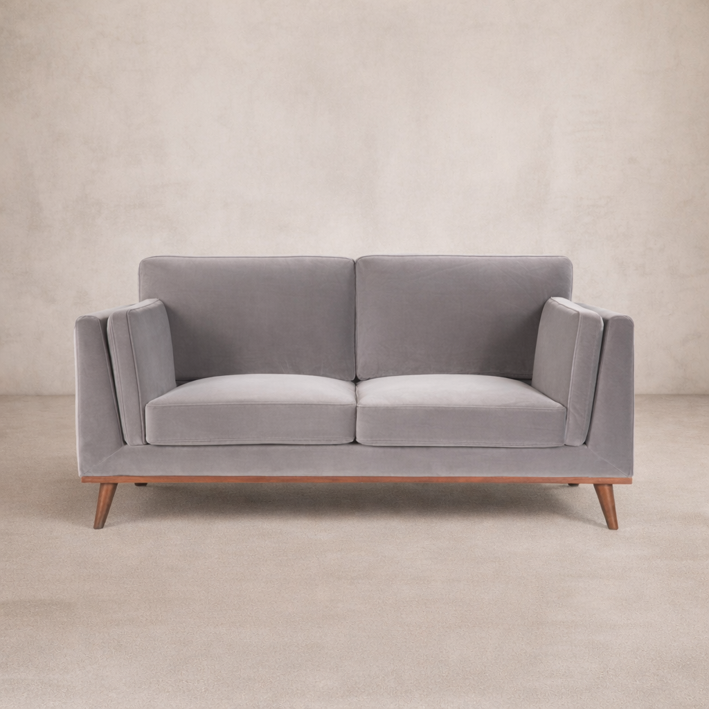 Mickey 2 Seat Velvet Sofa