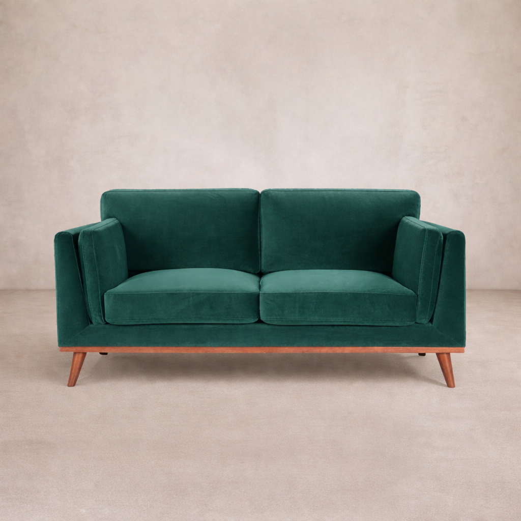 Mickey 2 Seat Velvet Sofa