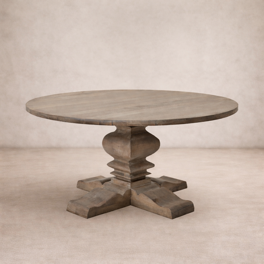 Copgrove Collection Round Pedestal Dining Table