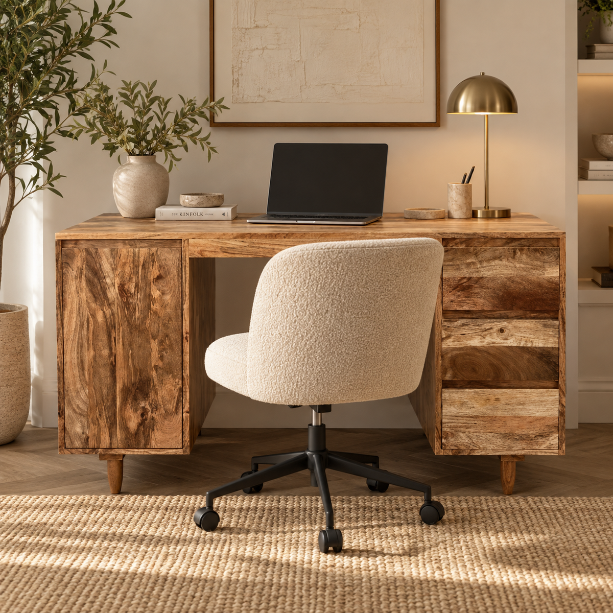 Oslo Mango 126cm Desk