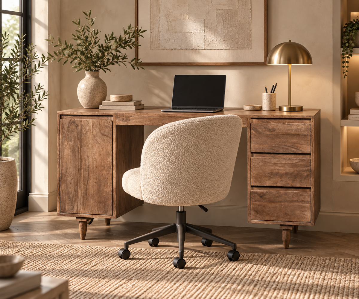 Oslo Mango 126cm Desk