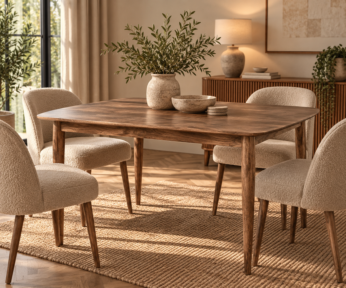 Oslo Mango 130cm Dining Table