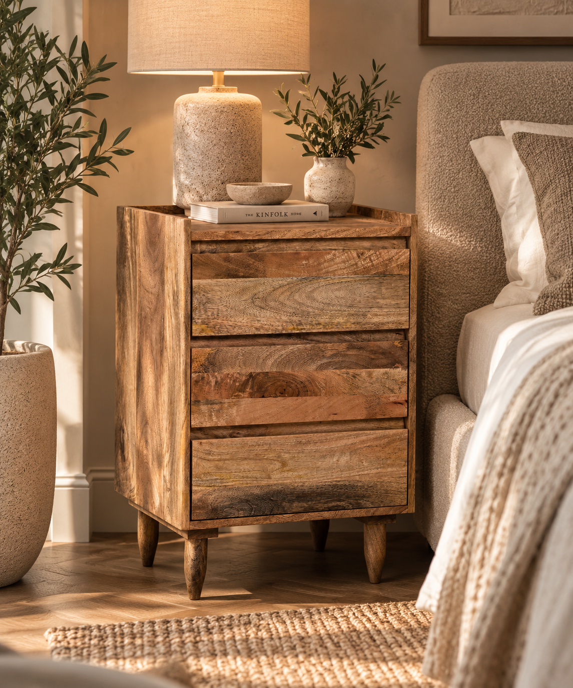 Oslo Mango 50cm 3 Drawer Chest