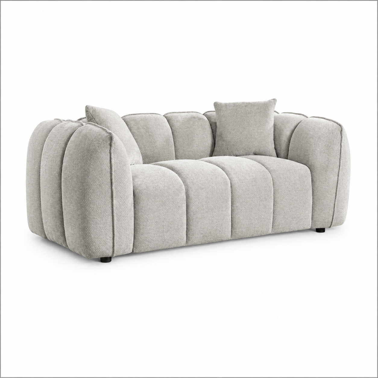 Venice Grey 2 Seater Sofa