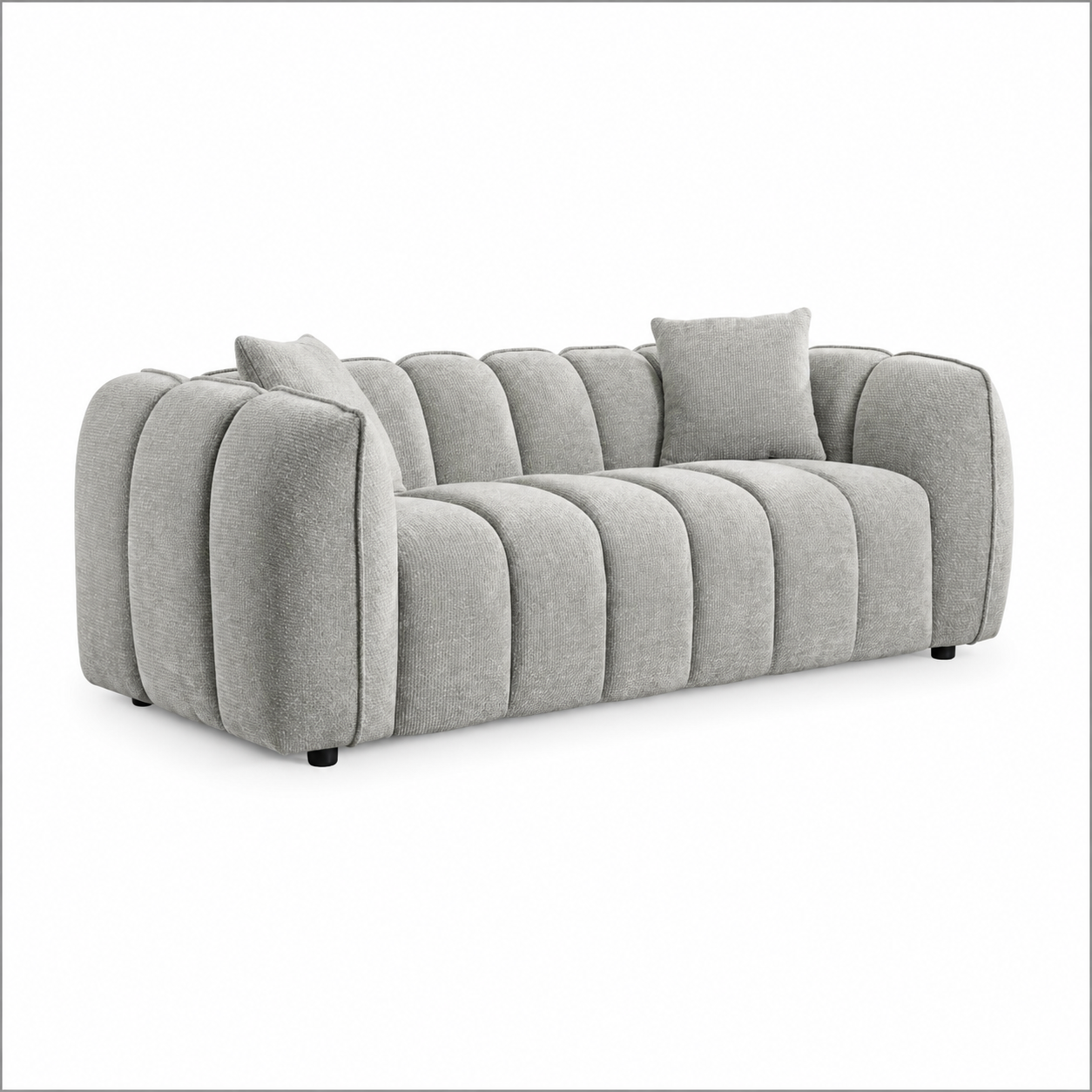 Venice Grey 3 Seater Sofa