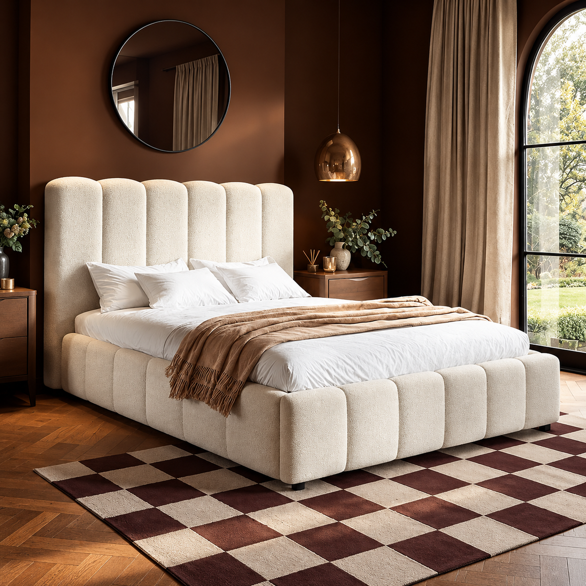 Bear Ribbed Ottoman Bed