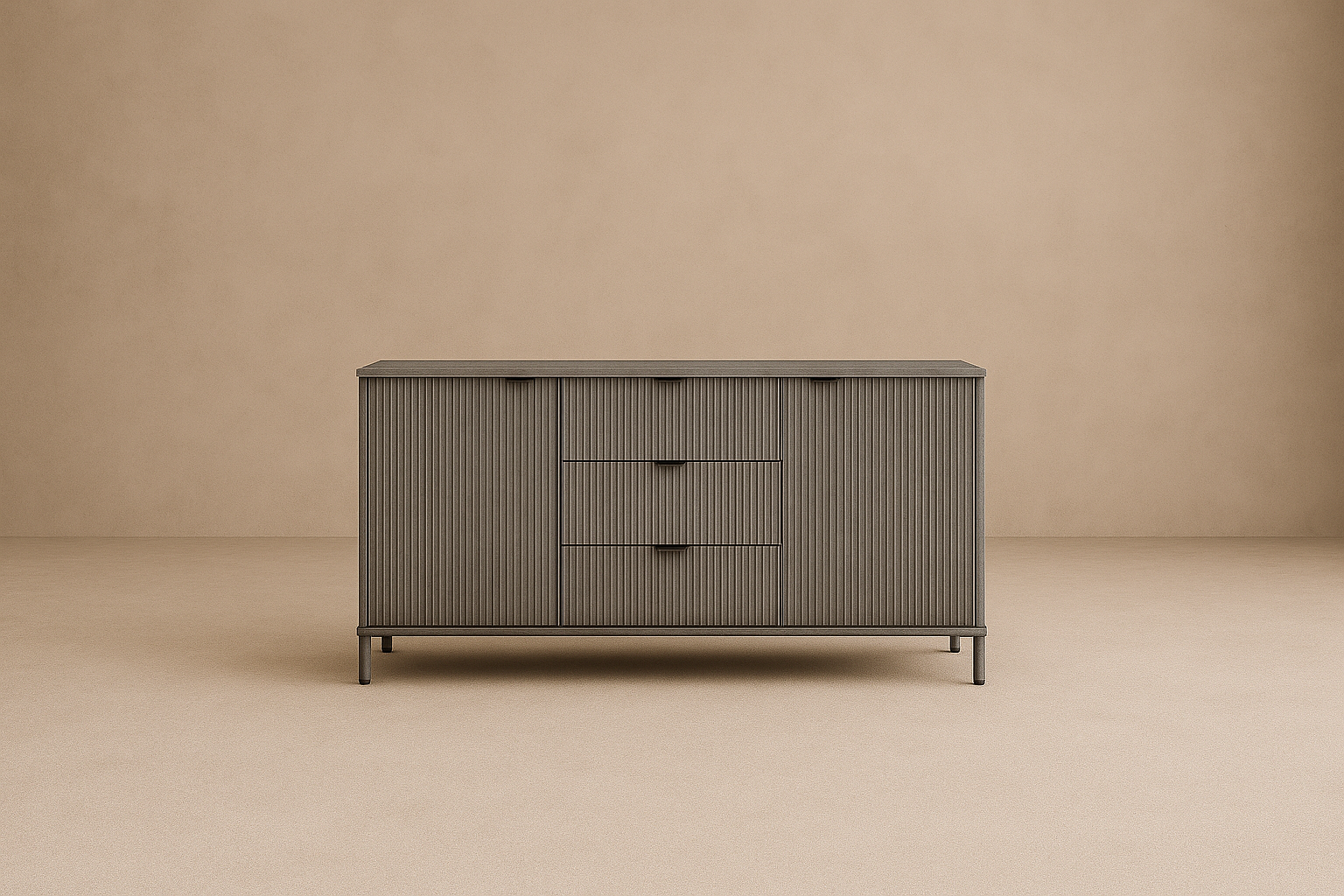 Reed Collection 3 Drawer 2 Door Cabinet