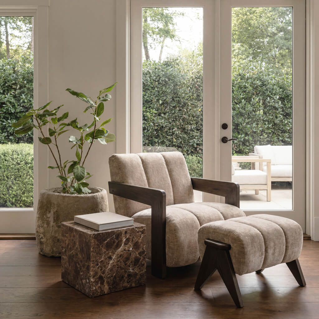 Ashford Porcelain Footstool