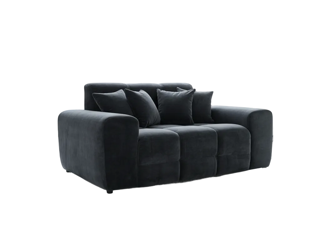 Jacob Sofa Black 2 Seater
