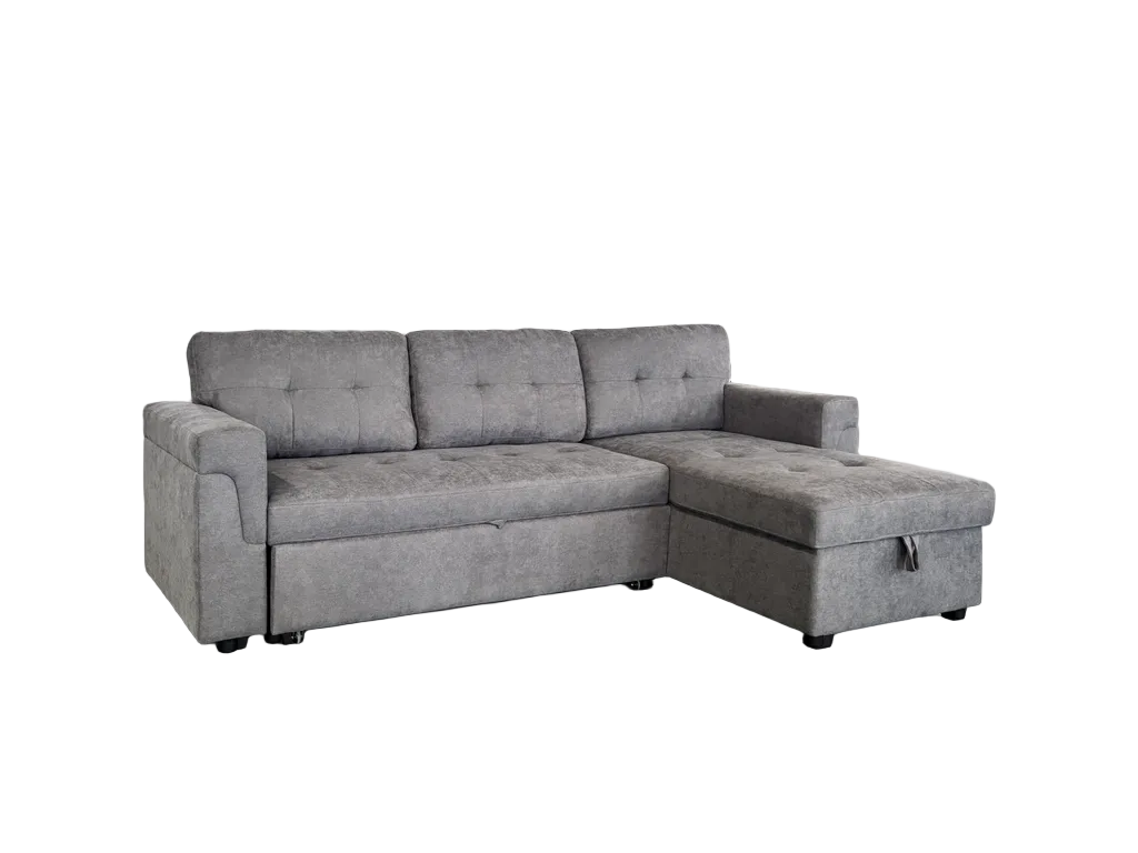 Omniya Sofabed Grey Universal Corner
