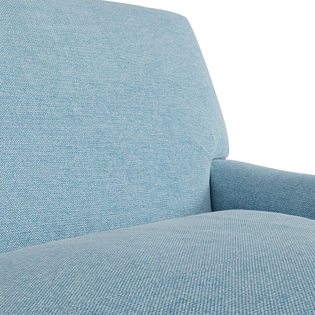 Langford Duck Egg Blue Chenille Armchair