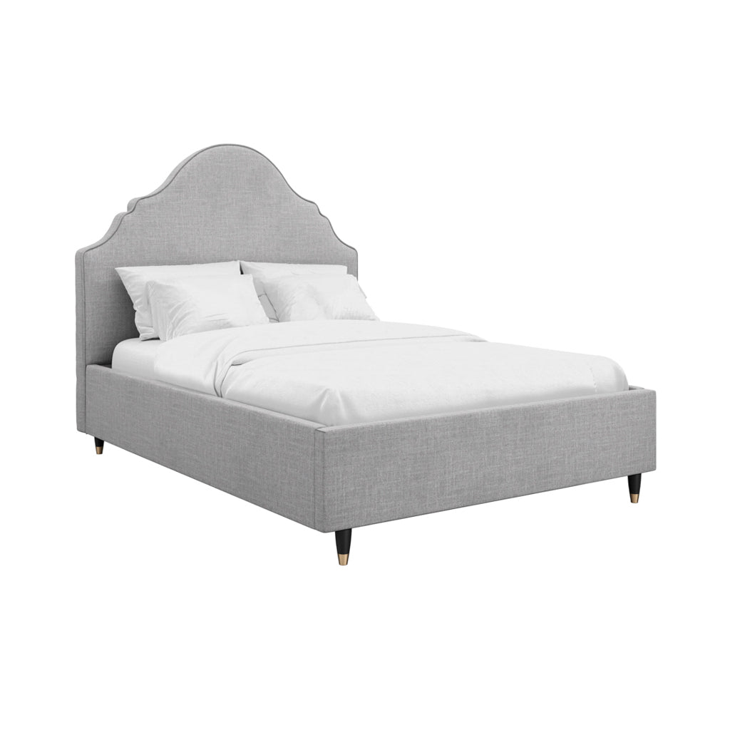 Valentina Light Grey Bed